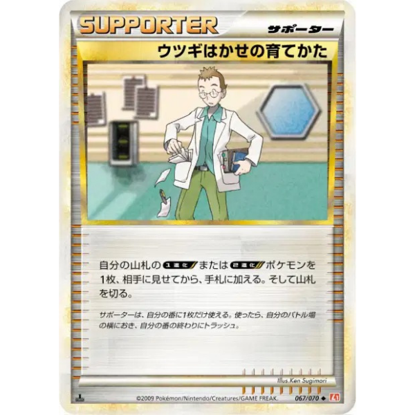 Metodo di allenamento del Professor Elm - Collezione L1 HeartGold