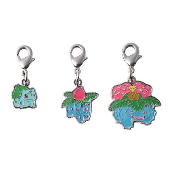 Poké Charm Bulbizarre, Herbizarre et Florizarre