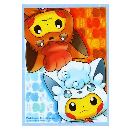 Pikachu portant un poncho Goupix & Goupix d'Alola