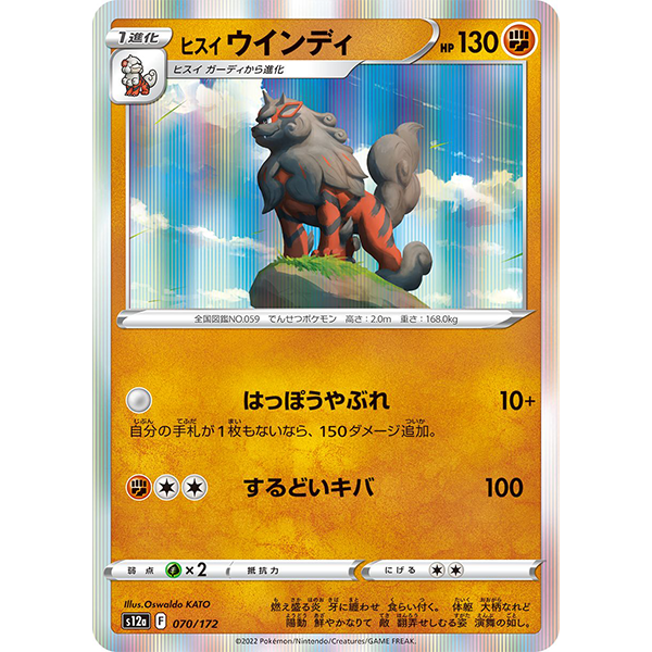 Arcanin d'Hisui holographique - s12a VStar Universe - Missing No.